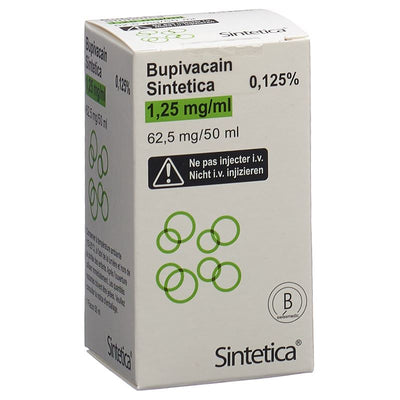BUPIVACAIN Sintetica 1.25 mg/ml 50ml Vial