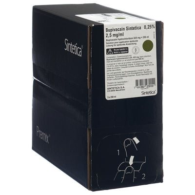 BUPIVACAIN Sintetica 2.5 mg/ml 5 Btl 250 ml