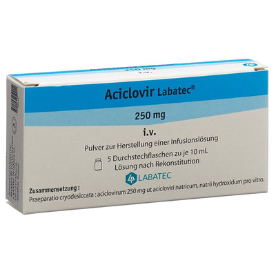 ACICLOVIR Labatec Trockensub 250 mg Durchstf 5 Stk