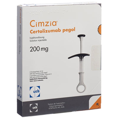 CIMZIA Inj Lös 200 mg/ml 2 Fertspr 1 ml