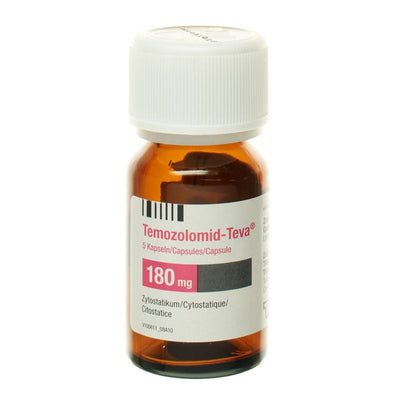 TEMOZOLOMID Teva Kaps 180 mg Fl 20 Stk