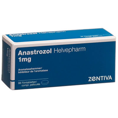 ANASTROZOL Helvepharm Filmtabl 1 mg 98 Stk