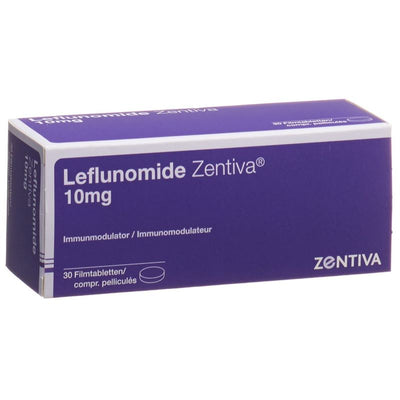 LEFLUNOMIDE Zentiva Filmtabl 10 mg Ds 30 Stk