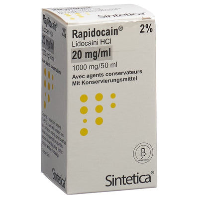 RAPIDOCAIN 1 g/50ml Vial 50 ml