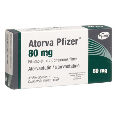 ATORVA Pfizer Filmtabl 80 mg 30 Stk