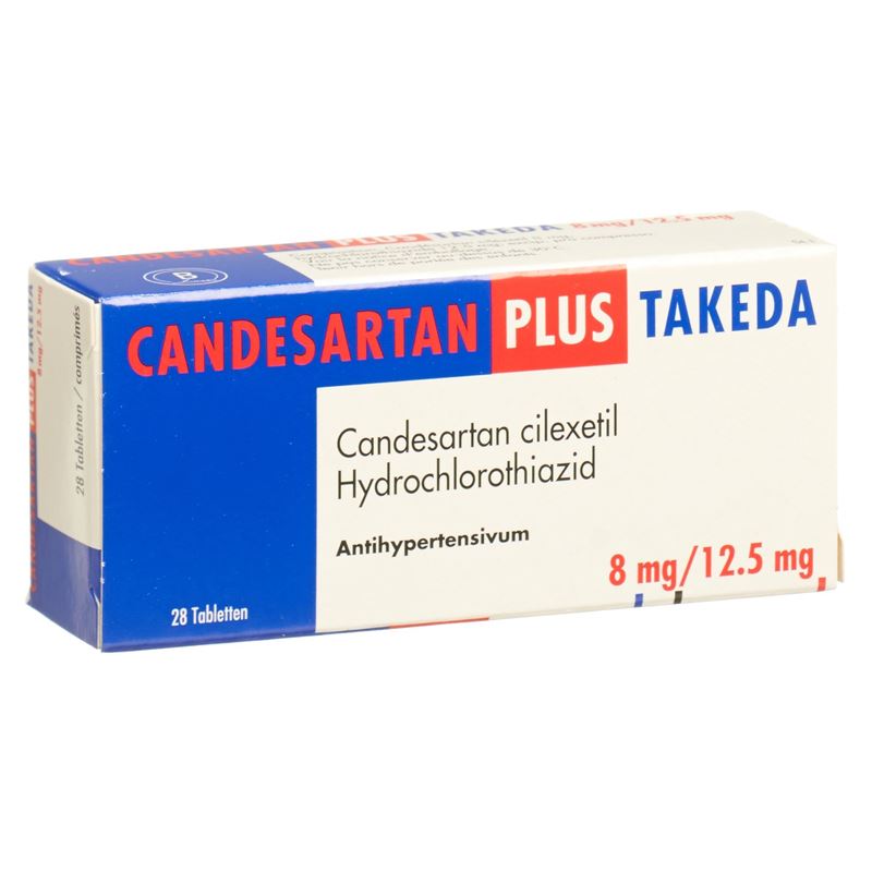 CANDESARTAN Plus Takeda Tabl 8/12.5mg 28 Stk