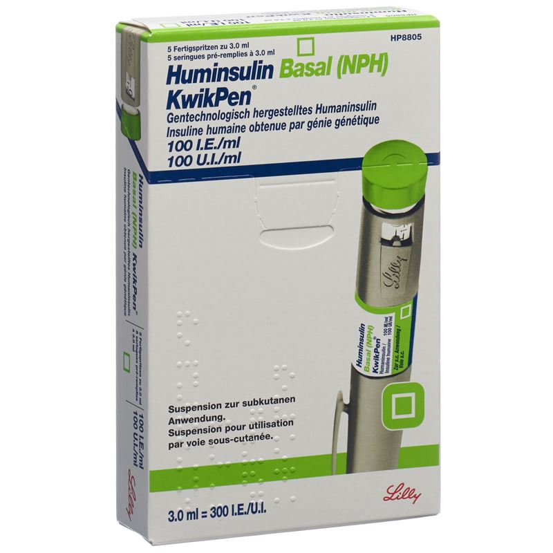 HUMINSULIN Basal KwikPen Inj Susp 5 Fertpen 3 ml