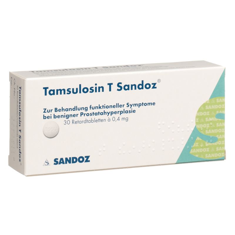 TAMSULOSIN T Sandoz Ret Tabl 0.4 mg 30 Stk