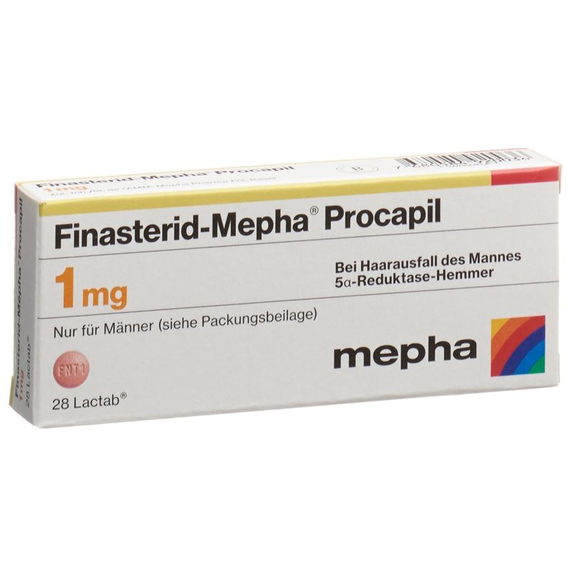 FINASTERID Mepha Procapil Filmtabl 1 mg 28 Stk