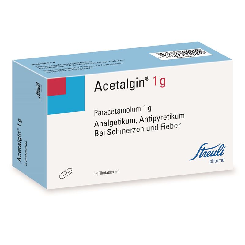 ACETALGIN Filmtabl 1 g 16 Stk