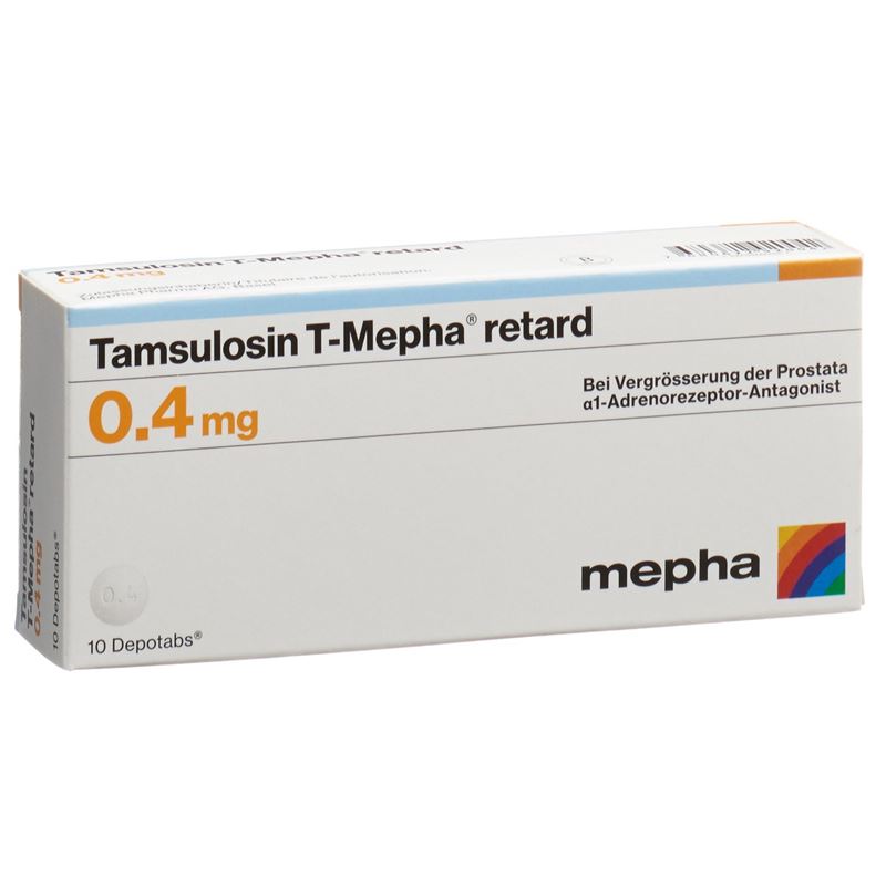 TAMSULOSIN T-Mepha retard Ret Tabl 0.4 mg 10 Stk