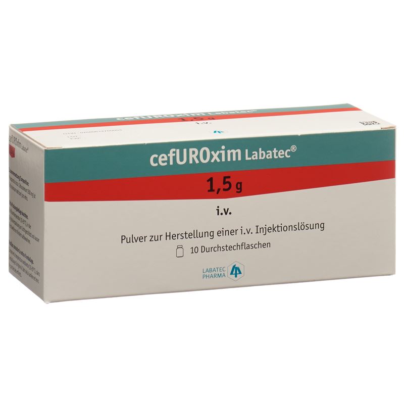 CEFUROXIM Labatec 1.5 g i.v. Durchstf 10 Stk