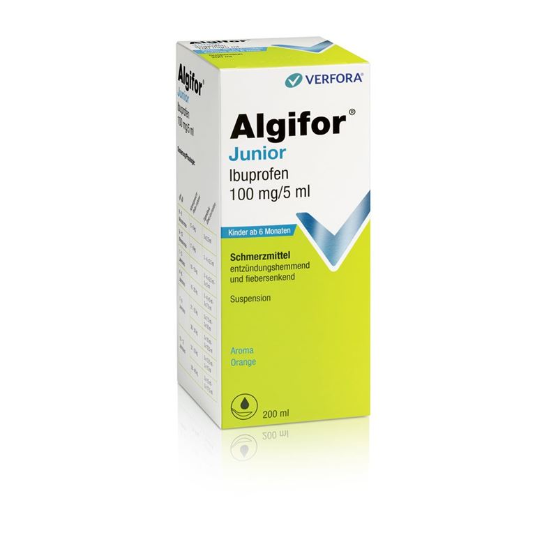 ALGIFOR Junior Susp 100 mg/5ml Fl 200 ml