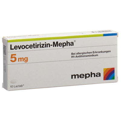 LEVOCETIRIZIN Mepha Lactab 5 mg 10 Stk