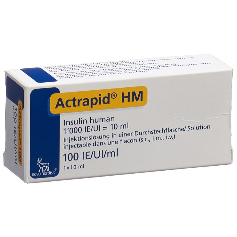 INSULIN Actrapid HM 100 IE/ml Durchstf 10 ml