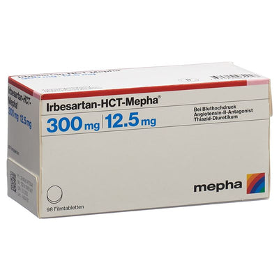 IRBESARTAN-HCT Mepha Filmtabl 300/12.5 98 Stk