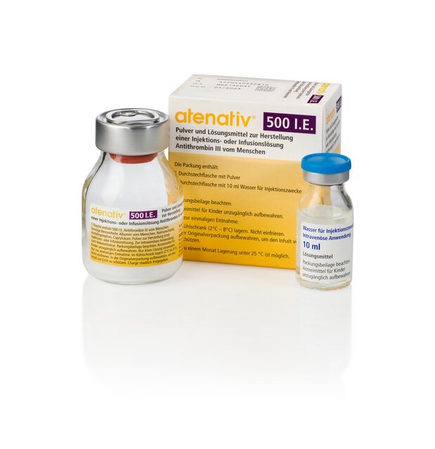 ATENATIV Trockensub 500 IE c Solv Fl