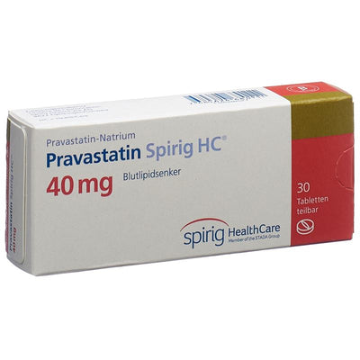 PRAVASTATIN Spirig HC Tabl 40 mg 30 Stk