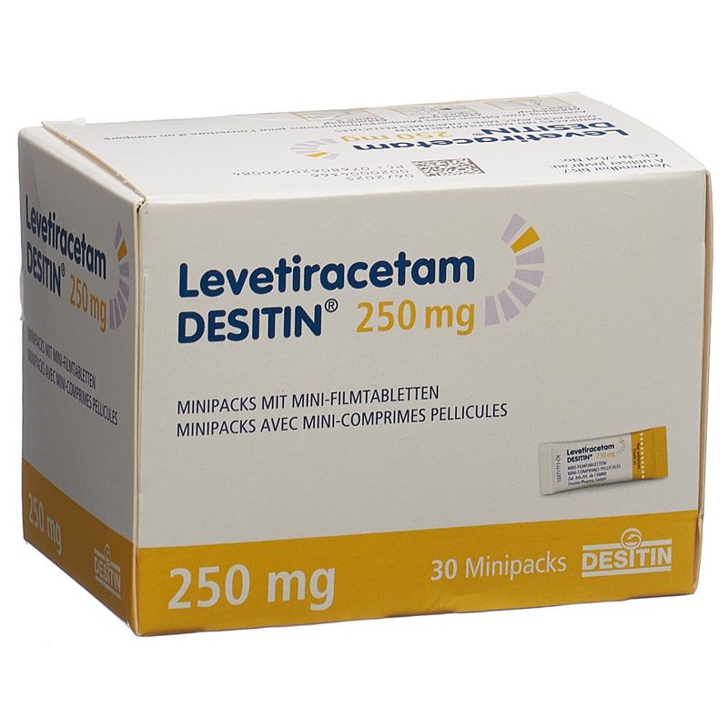 LEVETIRACETAM DESITIN Mini Filmtab 250 mg 30 Stk