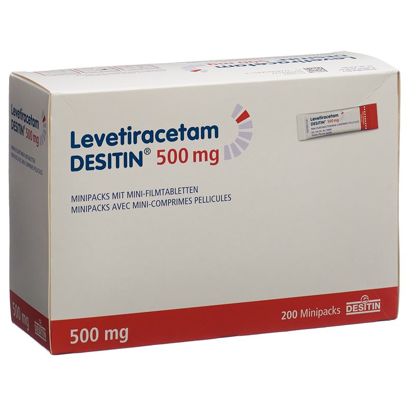 LEVETIRACETAM DESITIN Mini Filmtab 500 mg 200 Stk