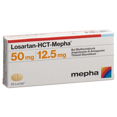 LOSARTAN-HCT Mepha Lactab 50/12.5mg 28 Stk