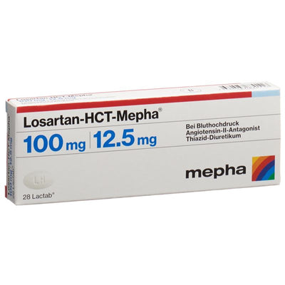 LOSARTAN-HCT Mepha Lactab 100/12.5mg 28 Stk