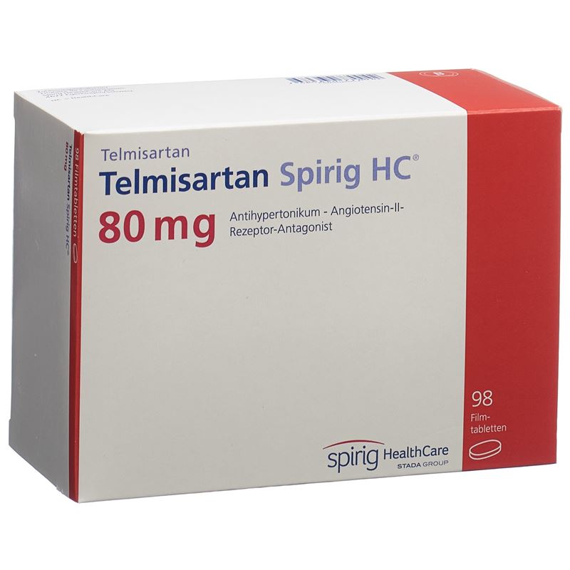 TELMISARTAN Spirig HC Filmtabl 80 mg 98 Stk