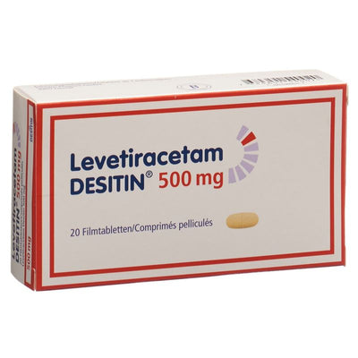 LEVETIRACETAM DESITIN Filmtabl 500 mg 20 Stk