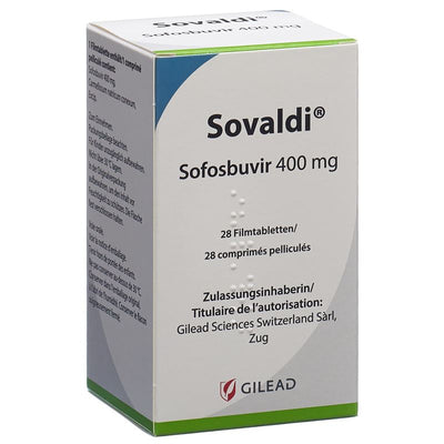 SOVALDI Filmtabl 400 mg Ds 28 Stk