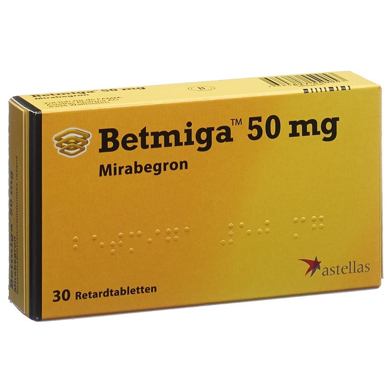 BETMIGA Ret Tabl 50 mg 30 Stk