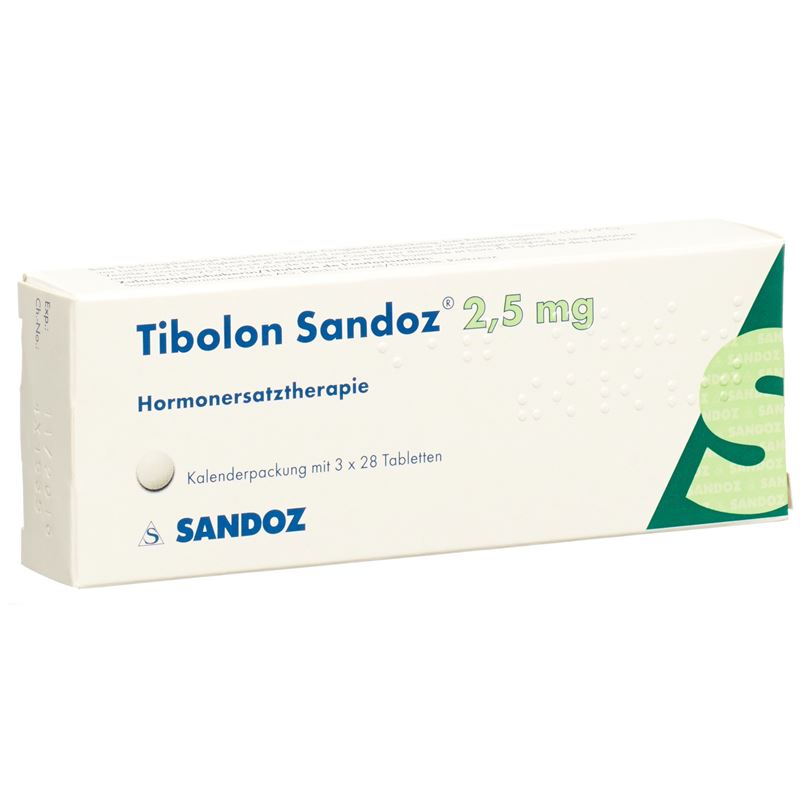 TIBOLON Sandoz Tabl 2.5 mg 3 x 28 Stk