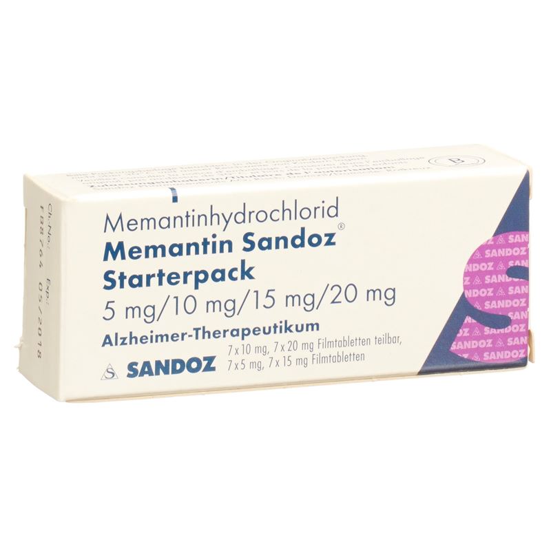 MEMANTIN Sandoz Start 7x5/7x10/7x15/7x20mg 28 Stk