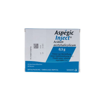 ASPEGIC INJ Trockensub 0.5 g Durchstf 20 Stk