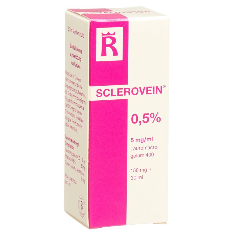 SCLEROVEIN Inj Lös 0.5 % i.v. Durchstf 30 ml