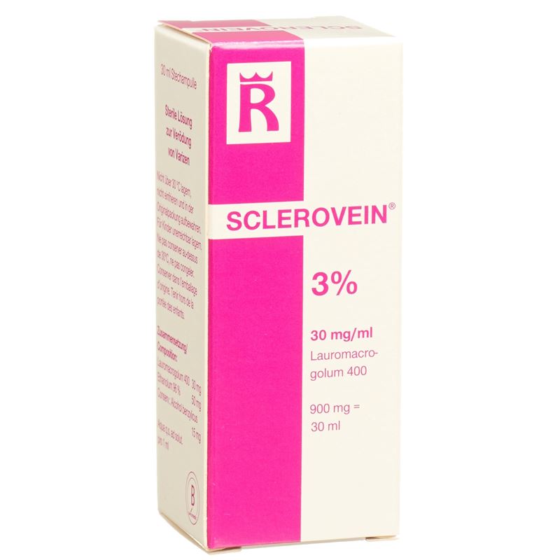 SCLEROVEIN Inj Lös 3 % i.v. Durchstf 30 ml