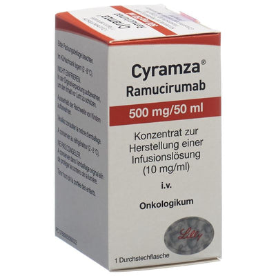 CYRAMZA Inf Konz 500 mg/50ml Durchstf