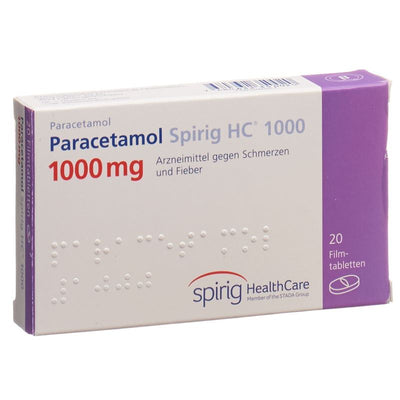 PARACETAMOL Spirig HC Filmtabl 1000 mg 20 Stk