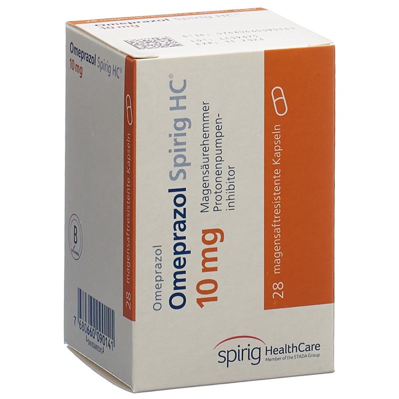 OMEPRAZOL Spirig HC Kaps 10 mg Ds 28 Stk