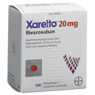 XARELTO Filmtabl 20 mg Ds 100 Stk