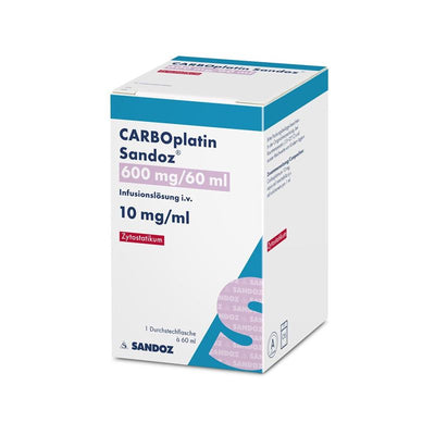 CARBOPLATIN Sandoz Inf Lös 600 mg/60ml Durchstf