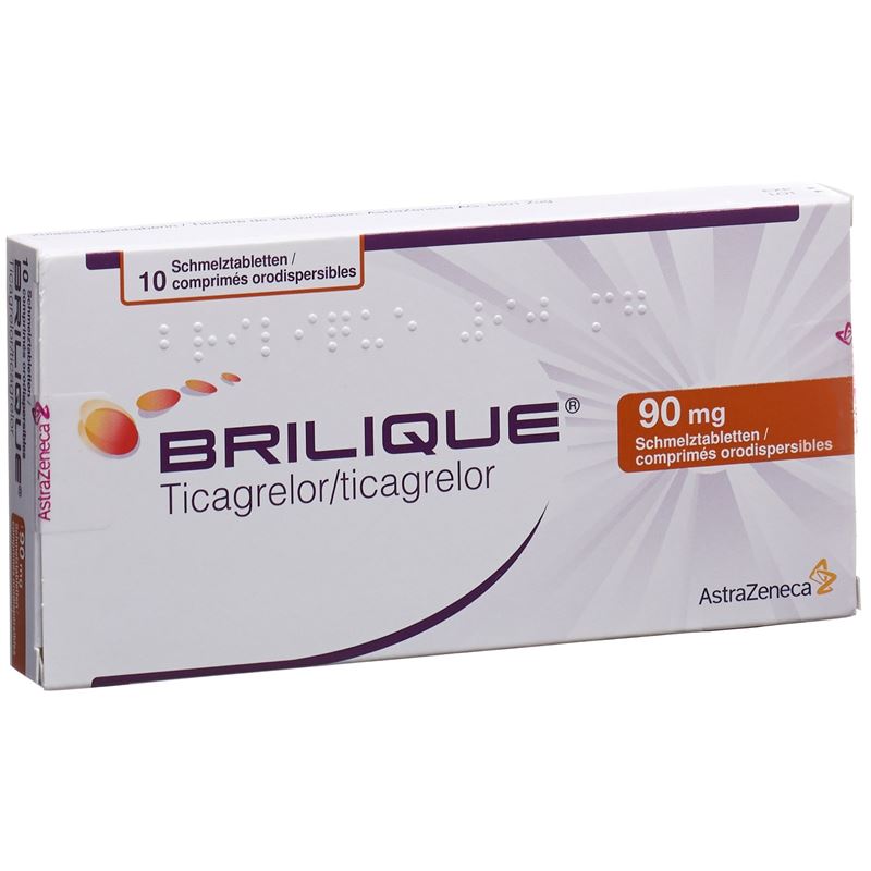 BRILIQUE Schmelztabl 90 mg 10 Stk