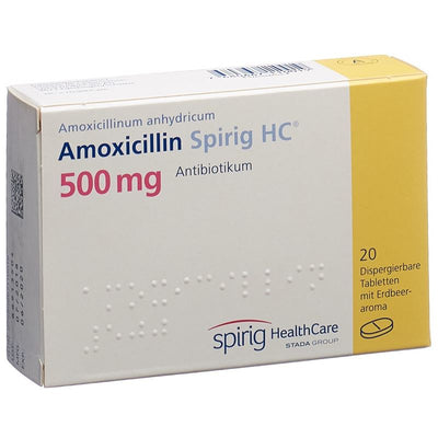 AMOXICILLIN Spirig HC Disp Tabl 500 mg 20 Stk