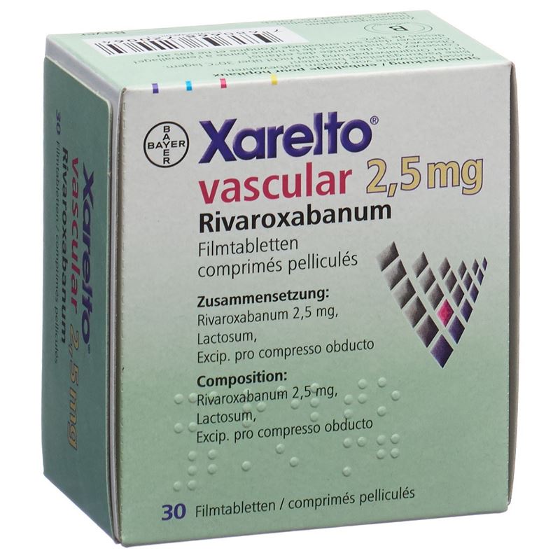 XARELTO vascular Filmtabl 2.5 mg 30 Einz Blister
