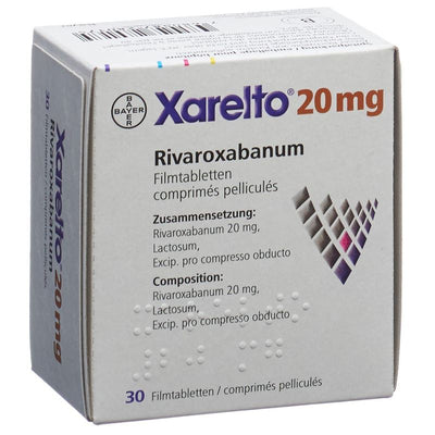 XARELTO Filmtabl 20 mg 30 Einz Blister