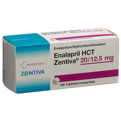 ENALAPRIL HCT Zentiva Tabl 20/12.5 mg 100 Stk