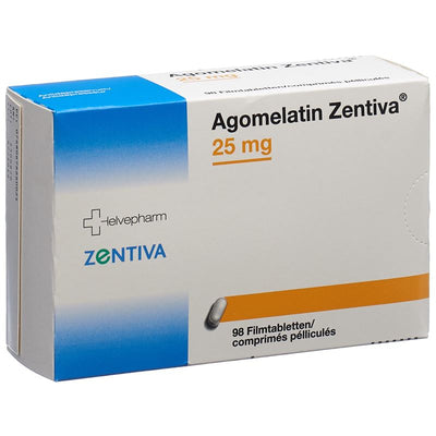 AGOMELATIN Zentiva Filmtabl 25 mg 98 Stk