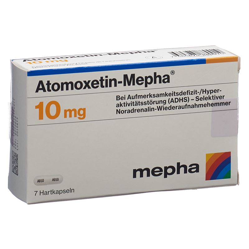 ATOMOXETIN Mepha Kaps 10 mg 7 Stk