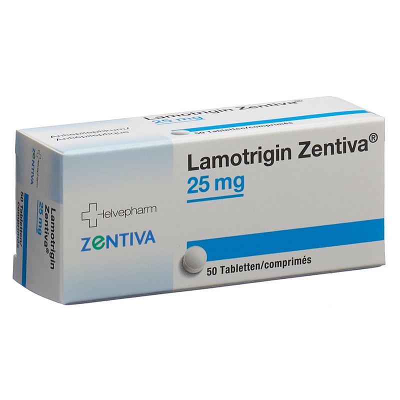 LAMOTRIGIN Zentiva Disp Tabl 25 mg 50 Stk