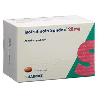 ISOTRETINOIN Sandoz Weichkaps 20 mg 100 Stk