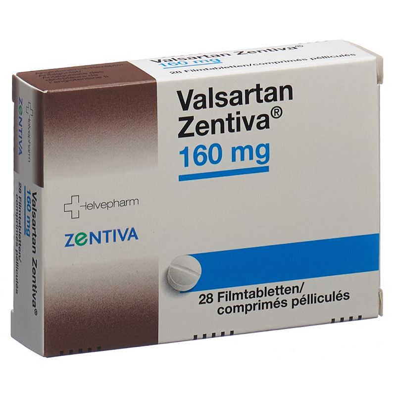 VALSARTAN Zentiva Filmtabl 160 mg 28 Stk